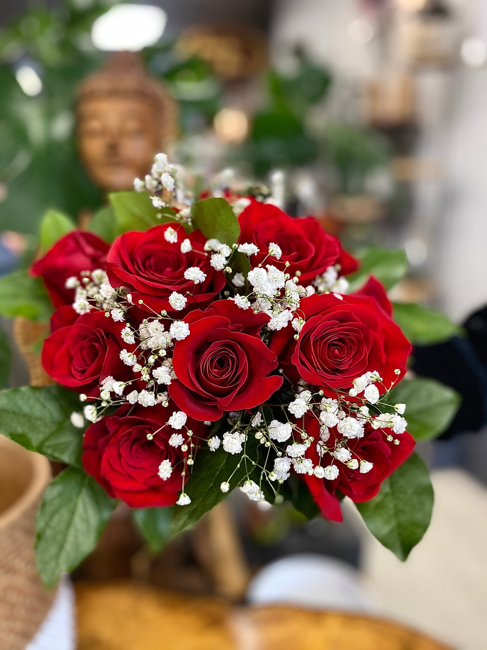 Bouquet de roses pour l'être aimé - Le Marché aux fleurs