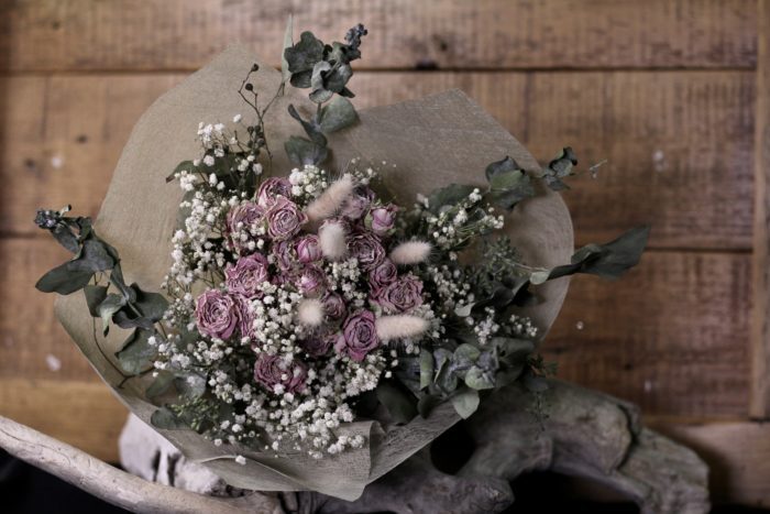 Bouquet champêtre de fleurs séchées - Image 2