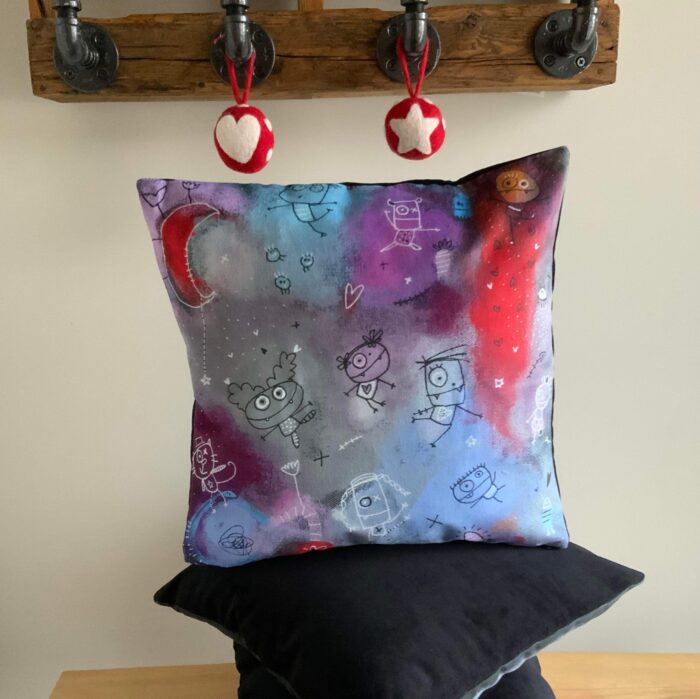 Coussin Julie Miville* Les Affreux - Image 5