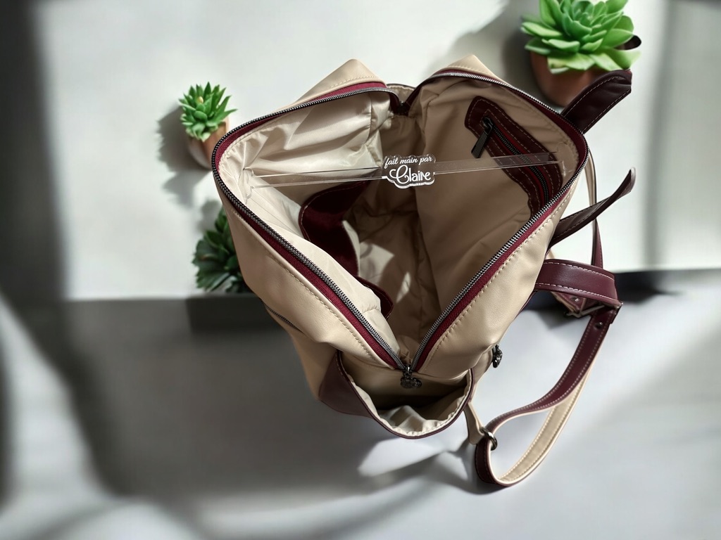 Sac à dos en cuir végétal - Image 16