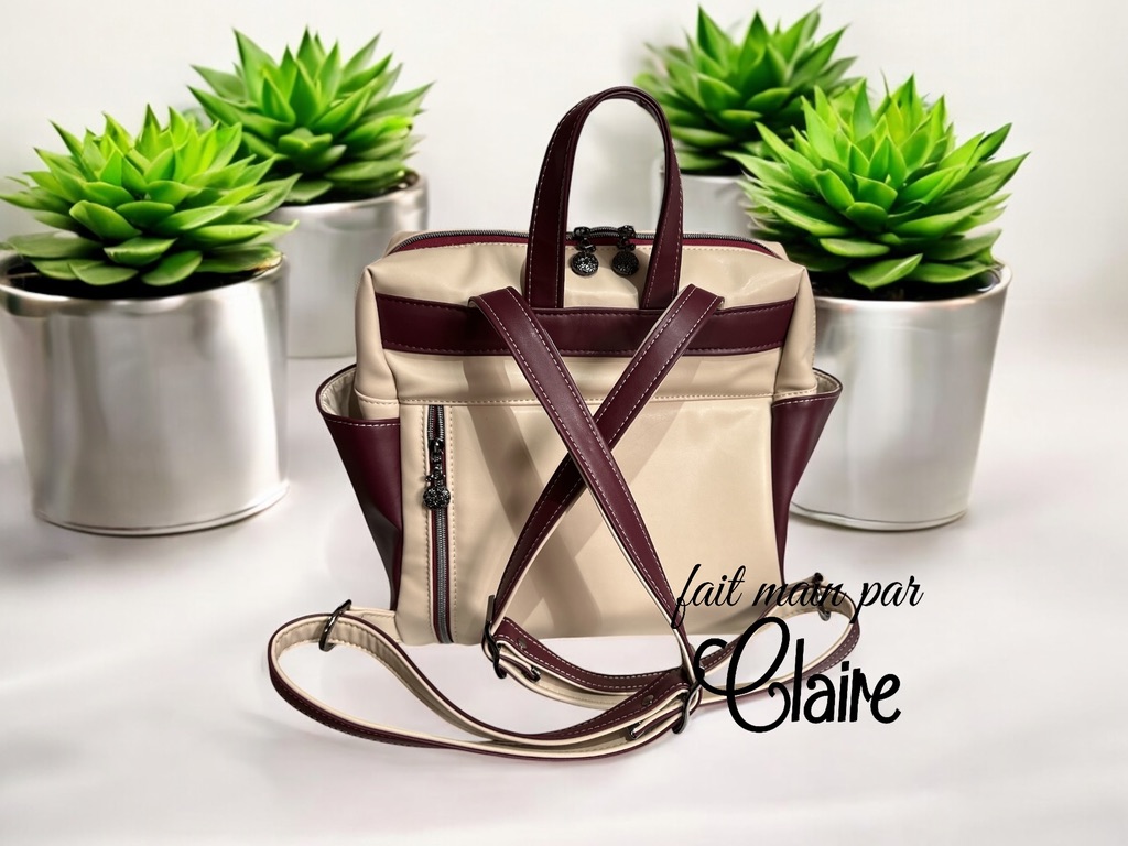 Sac à dos en cuir végétal - Image 17