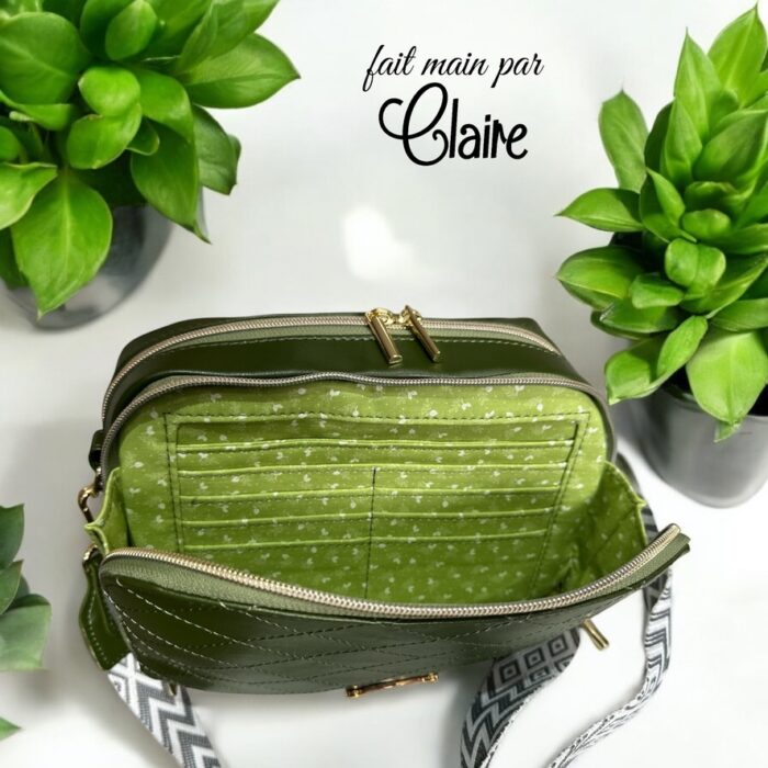 Sac Bandoulière cuir végétal - Image 6