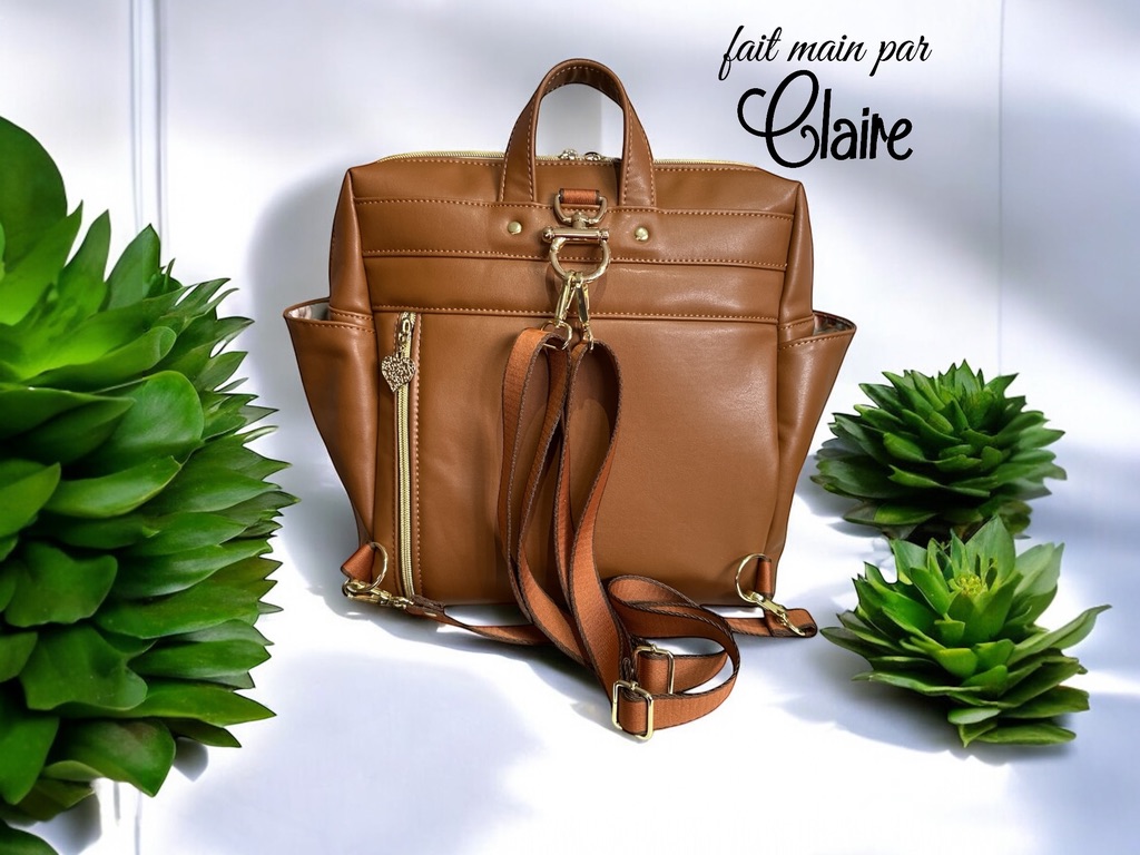 Sac à dos en cuir végétal - Image 6