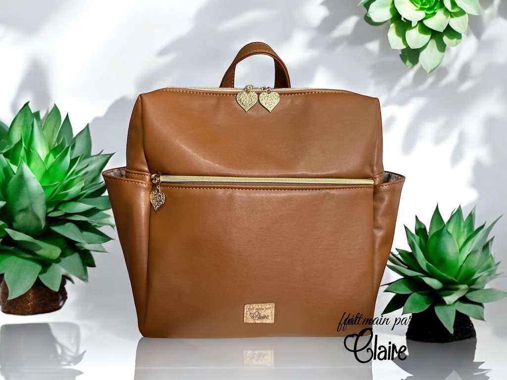 Sac à dos en cuir végétal - Image 8