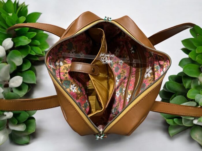 Sac ordinateur portable cuir végétal - Image 2