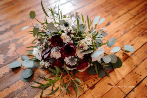 Bouquet de mariée bourgogne