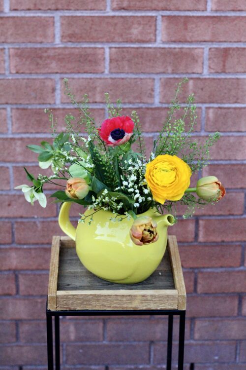 Théière ChirpyPot fleurie